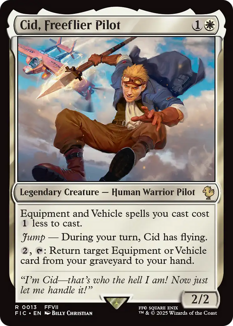 Cid, Freeflier Pilot [FINAL FANTASY Commander] | Card Merchant Takapuna