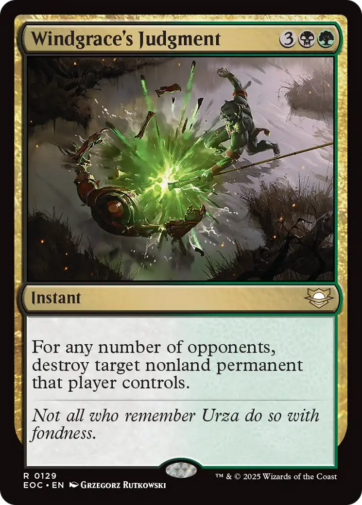 Windgrace's Judgment [Edge of Eternities Commander] | Card Merchant Takapuna