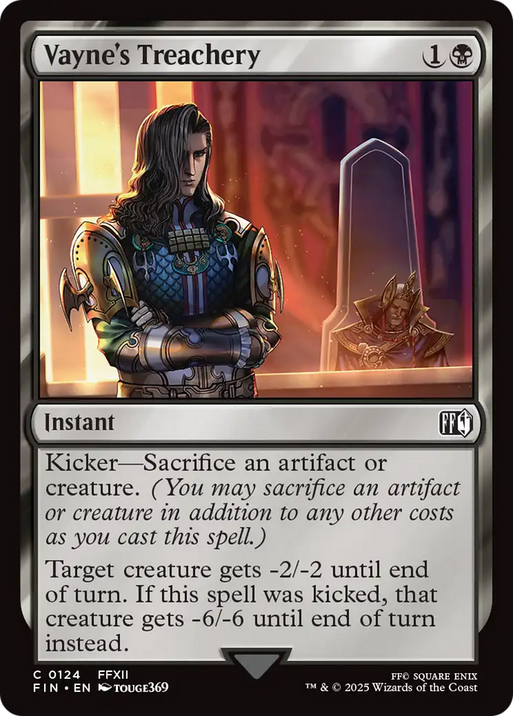 Vayne's Treachery [FINAL FANTASY] | Card Merchant Takapuna