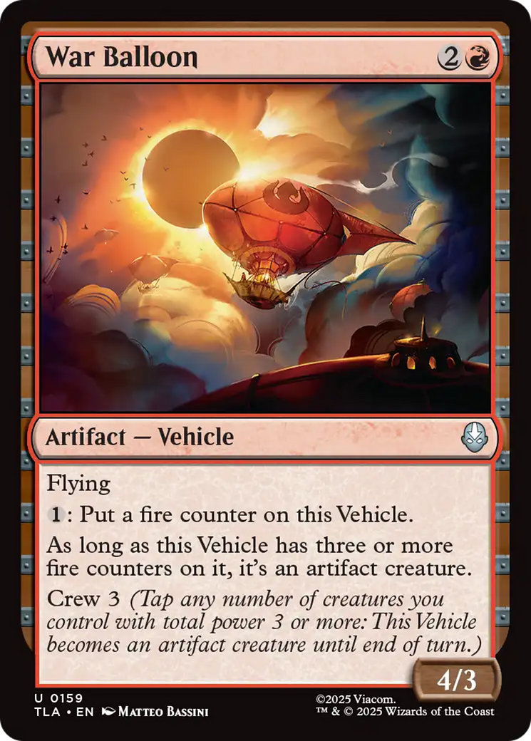 War Balloon [Avatar: The Last Airbender] | Card Merchant Takapuna