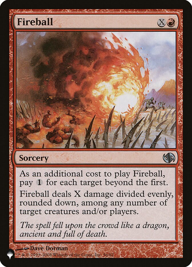 Fireball [The List] | Card Merchant Takapuna