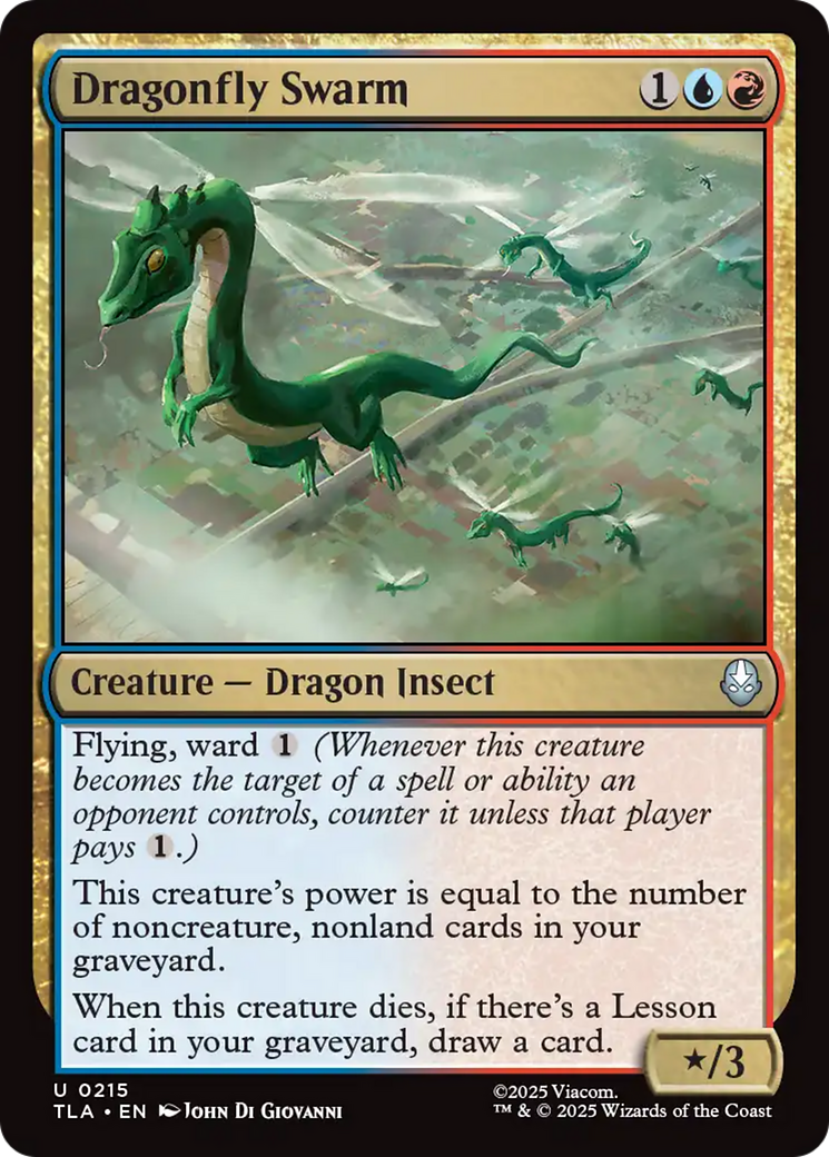Dragonfly Swarm [Avatar: The Last Airbender] | Card Merchant Takapuna