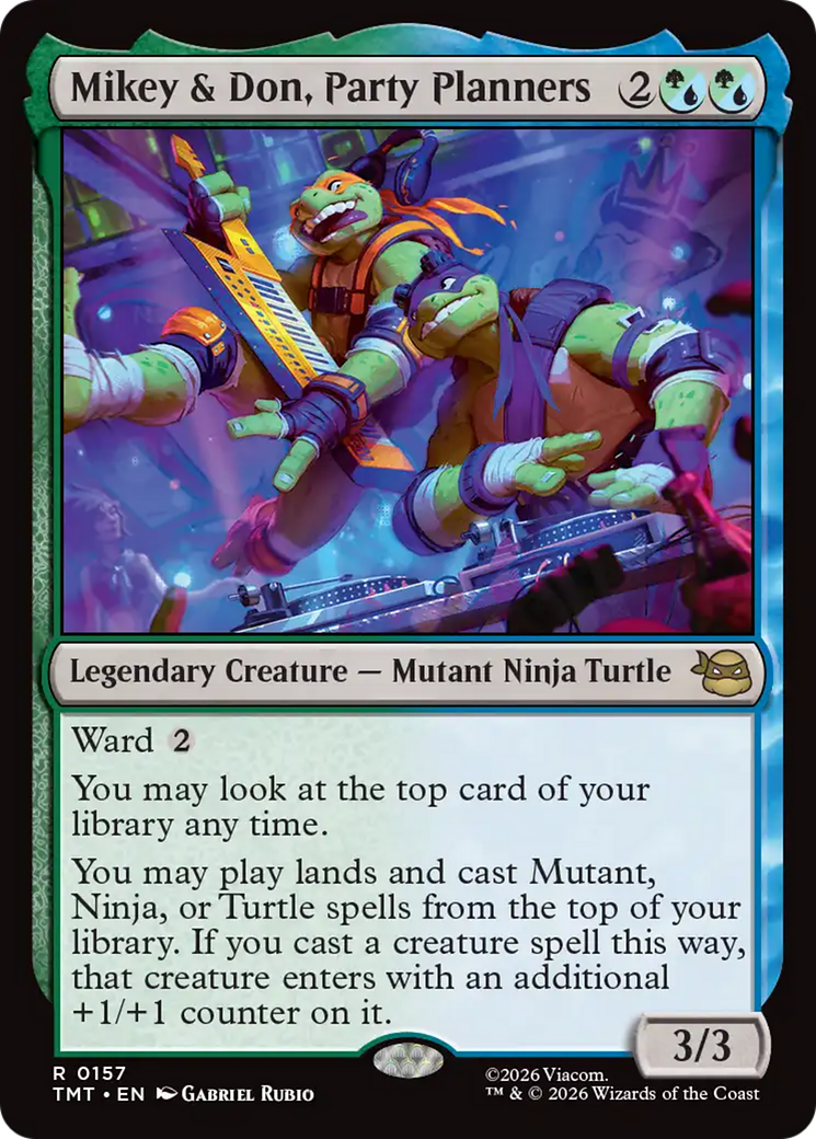 Mikey & Don, Party Planners [Teenage Mutant Ninja Turtles] | Card Merchant Takapuna