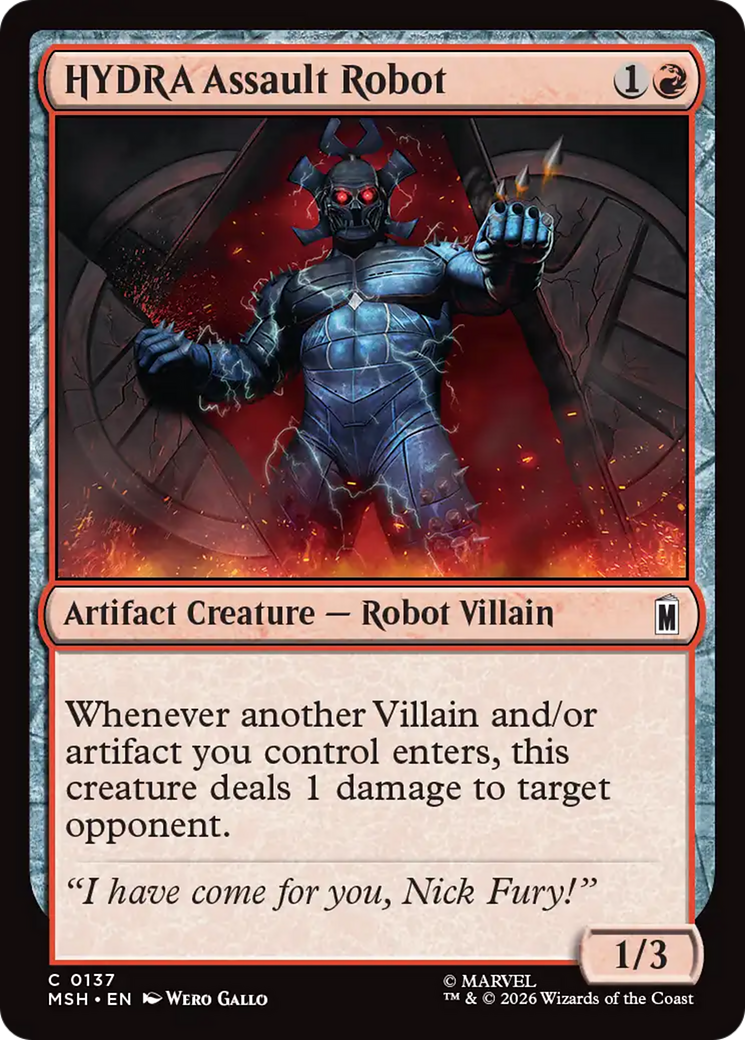 HYDRA Assault Robot [Marvel Super Heroes] | Card Merchant Takapuna
