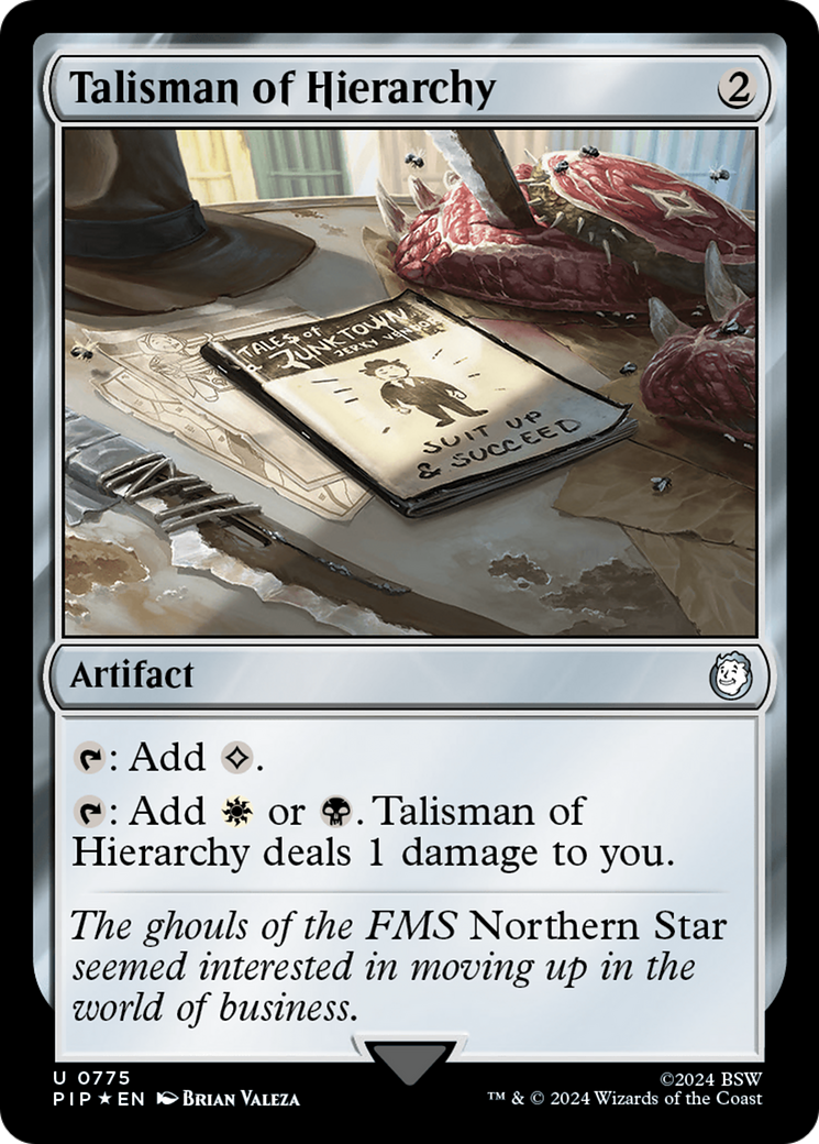 Talisman of Hierarchy (Surge Foil) [Fallout] | Card Merchant Takapuna