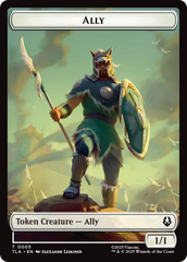 Ally (0005) // Clue (0018) Double-Sided Token [Avatar: The Last Airbender Tokens] | Card Merchant Takapuna