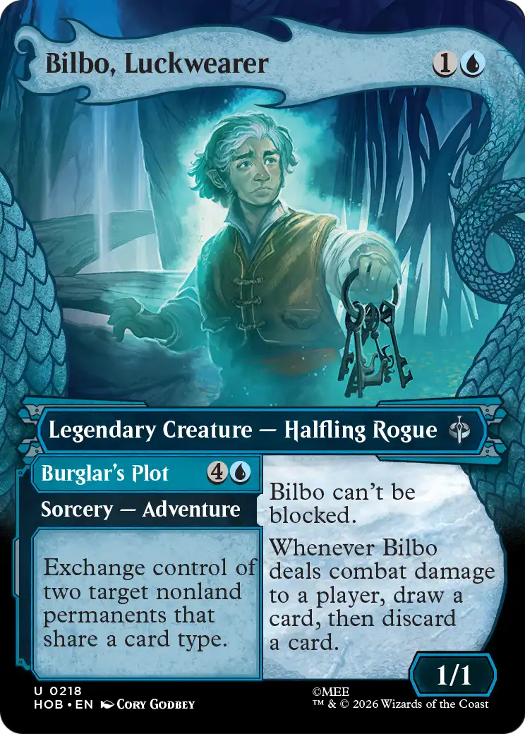 Bilbo, Luckwearer (Showcase) [The Hobbit] | Card Merchant Takapuna