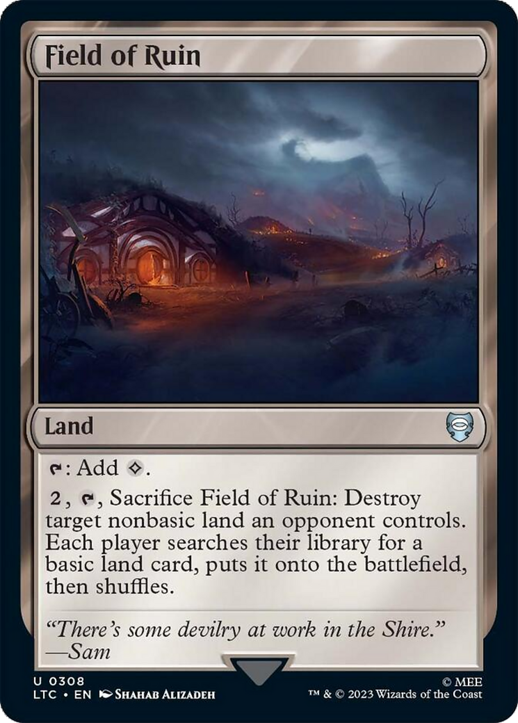 Field of Ruin [The Lord of the Rings: Tales of Middle-Earth Commander] | Card Merchant Takapuna