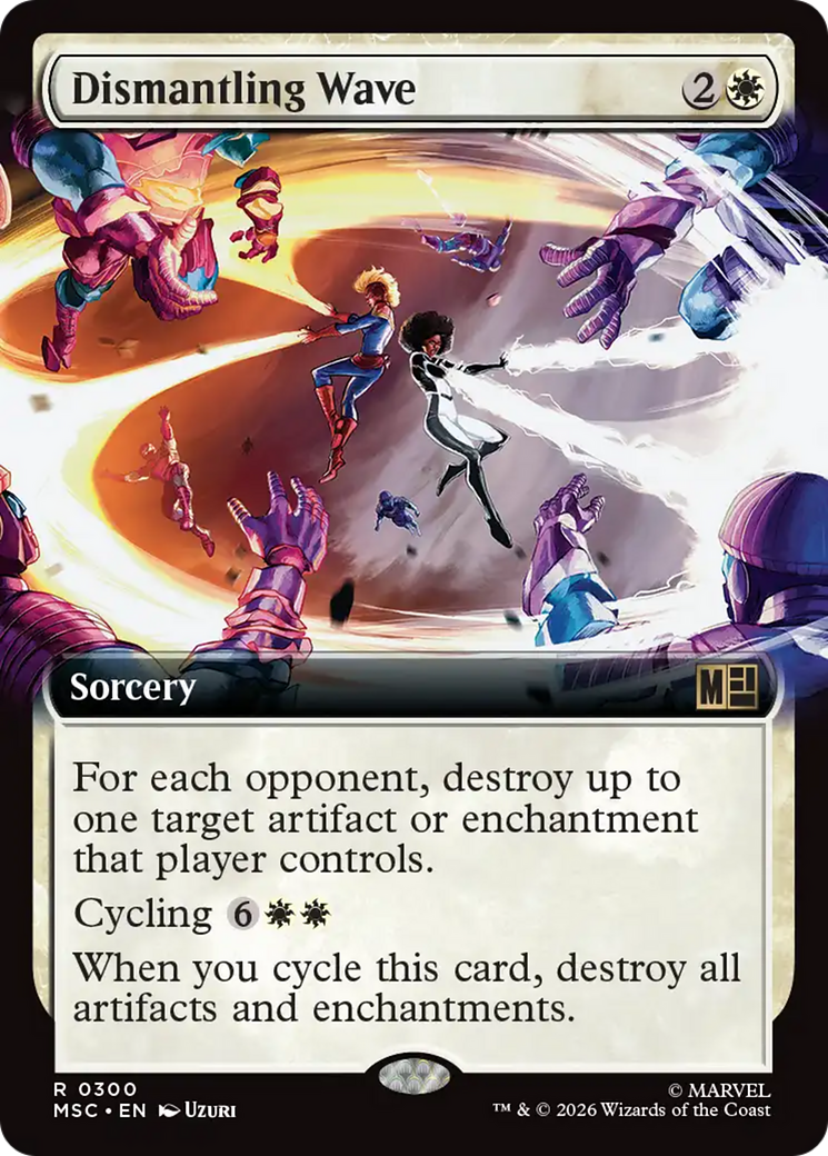 Dismantling Wave (Extended Art) [Marvel Super Heroes Commander] | Card Merchant Takapuna