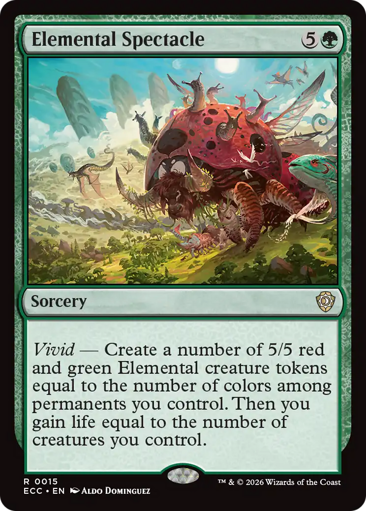 Elemental Spectacle [Lorwyn Eclipsed Commander] | Card Merchant Takapuna