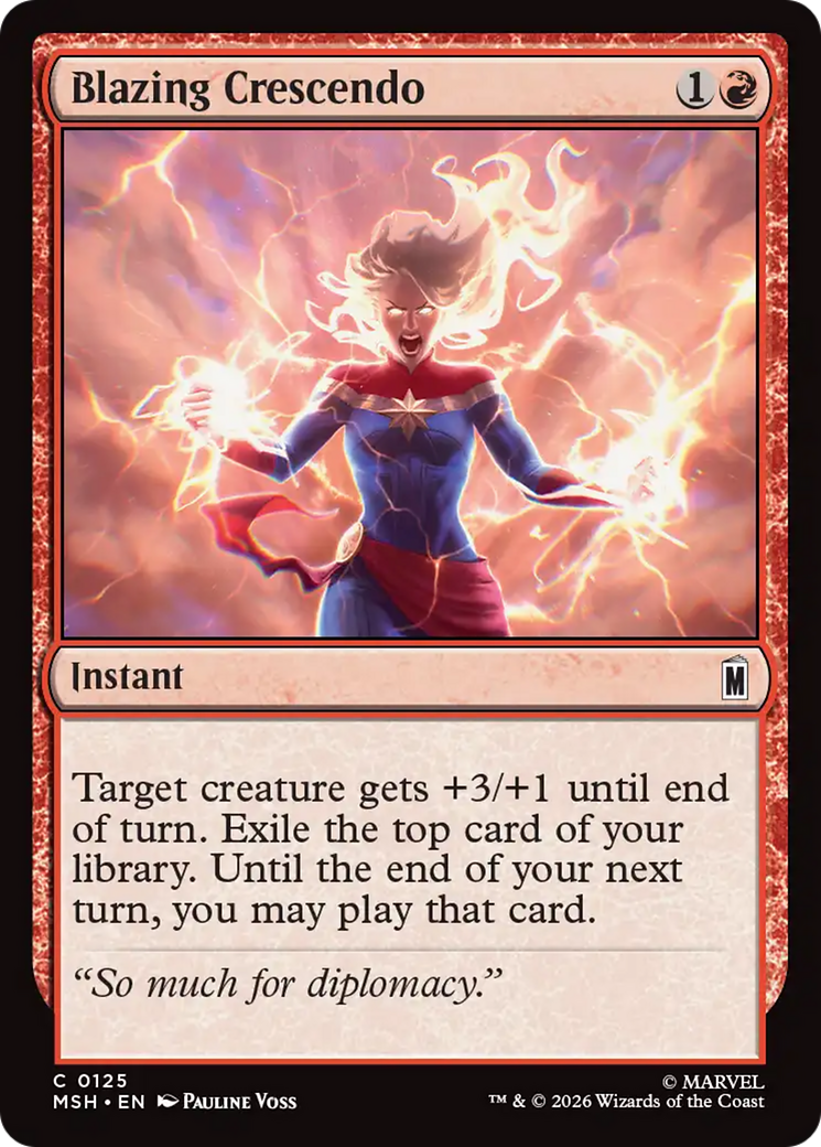 Blazing Crescendo [Marvel Super Heroes] | Card Merchant Takapuna