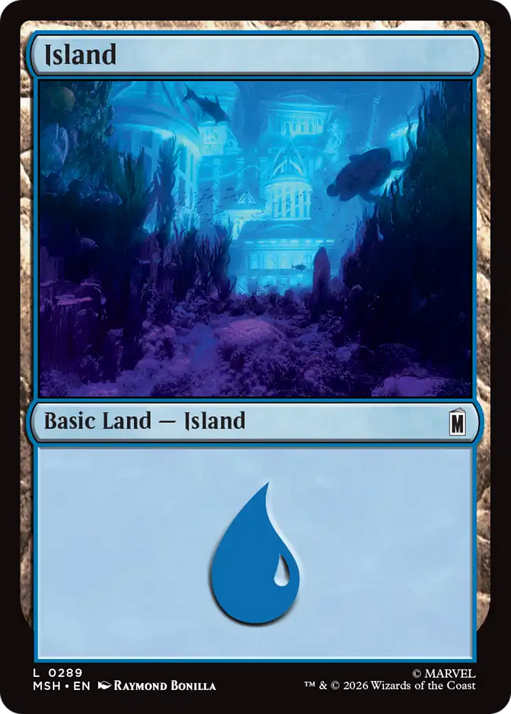 Island (0289) [Marvel Super Heroes] | Card Merchant Takapuna