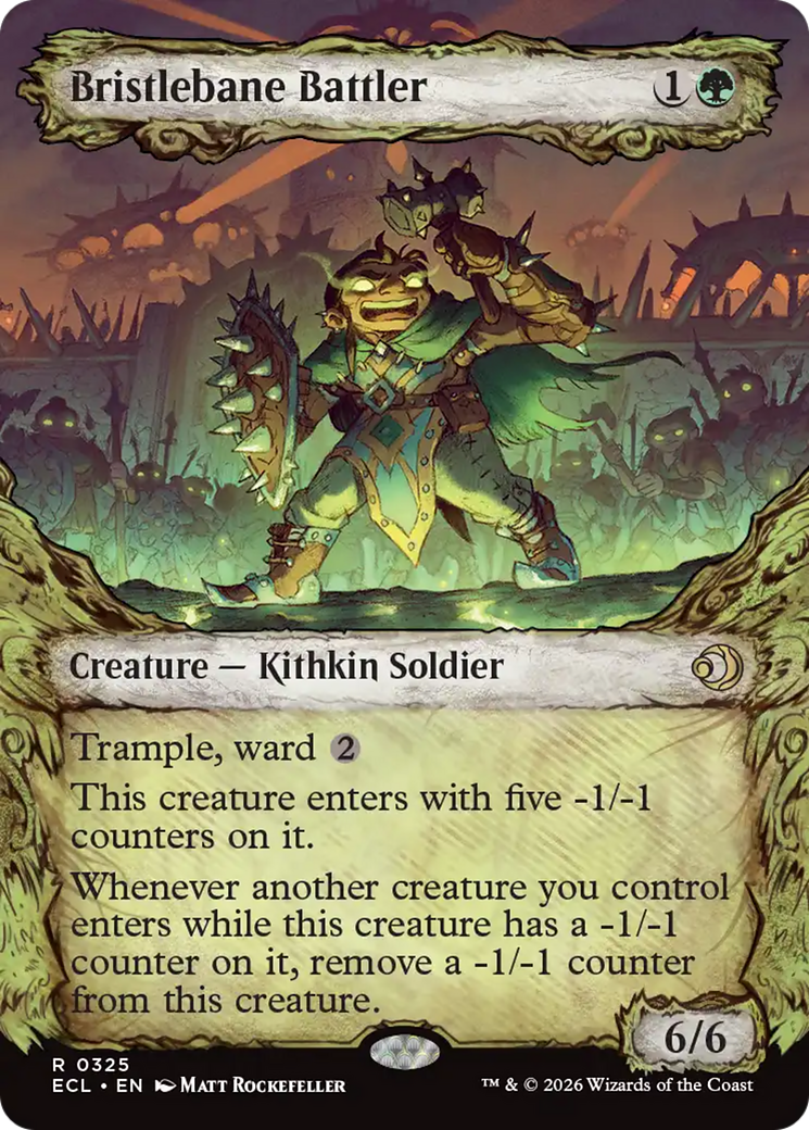 Bristlebane Battler (Showcase) [Lorwyn Eclipsed] | Card Merchant Takapuna