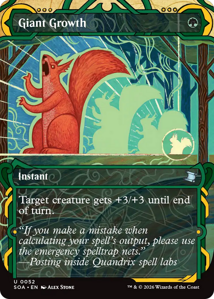 Giant Growth [Secrets of Strixhaven: Mystical Archive] | Card Merchant Takapuna