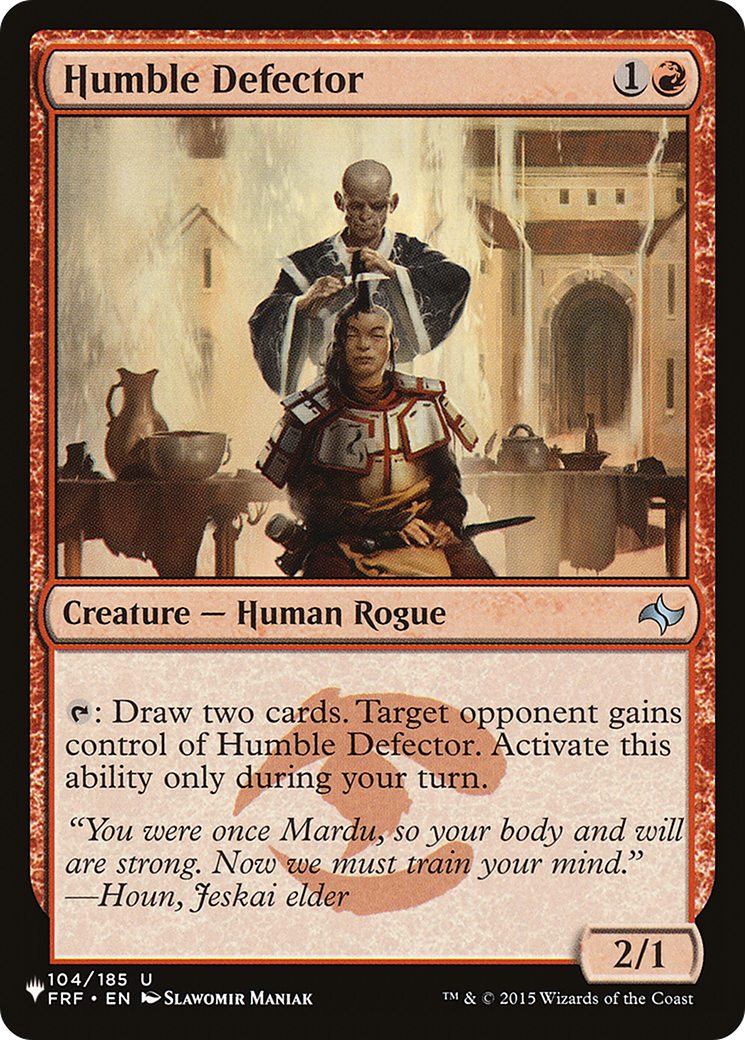 Humble Defector [The List] | Card Merchant Takapuna