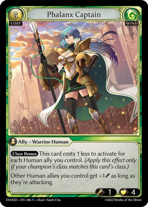 Phalanx Captain (086) [Dawn of Ashes: Starter Decks] | Card Merchant Takapuna