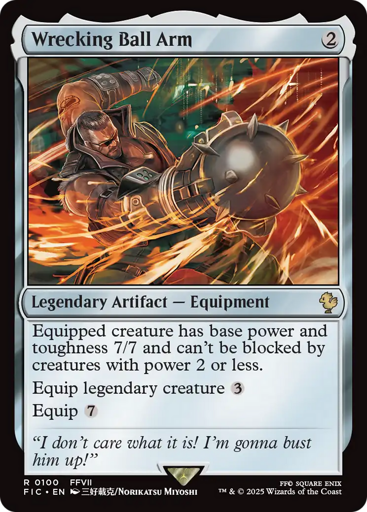 Wrecking Ball Arm [FINAL FANTASY Commander] | Card Merchant Takapuna
