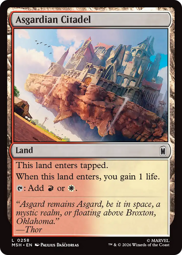 Asgardian Citadel [Marvel Super Heroes] | Card Merchant Takapuna