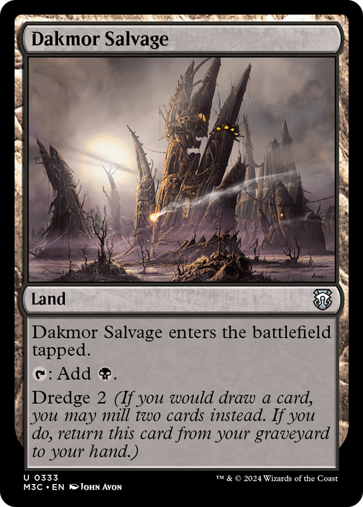 Dakmor Salvage (Ripple Foil) [Modern Horizons 3 Commander] | Card Merchant Takapuna