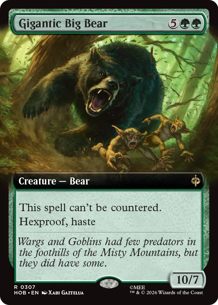 Gigantic Big Bear (Extended Art) [The Hobbit] | Card Merchant Takapuna