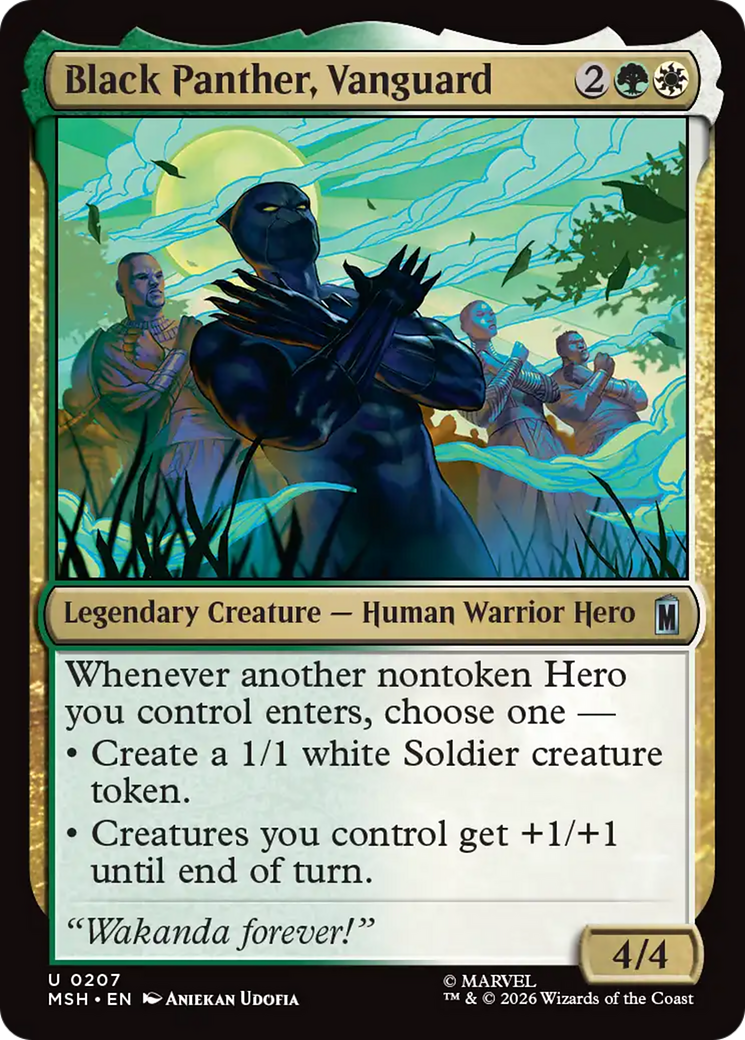 Black Panther, Vanguard [Marvel Super Heroes] | Card Merchant Takapuna