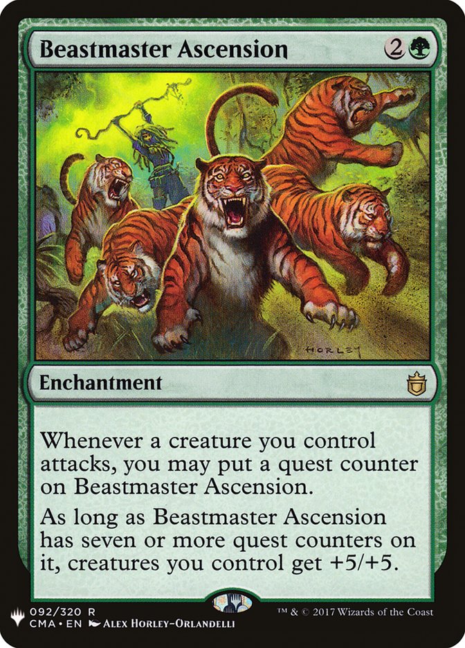 Beastmaster Ascension [Mystery Booster] | Card Merchant Takapuna