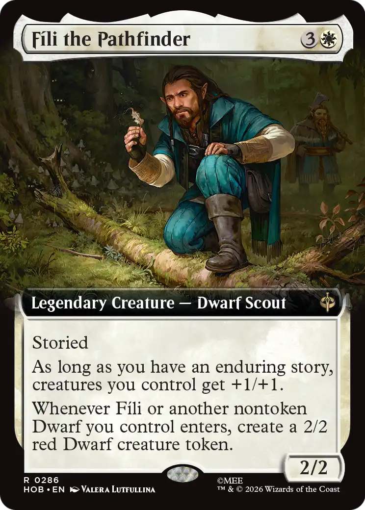 Fili the Pathfinder (Extended Art) [The Hobbit] | Card Merchant Takapuna