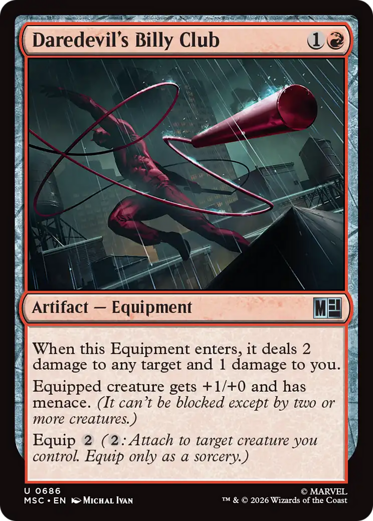 Daredevil's Billy Club [Marvel Super Heroes Commander] | Card Merchant Takapuna