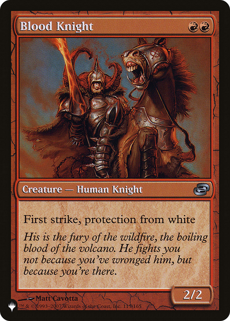 Blood Knight [The List] | Card Merchant Takapuna