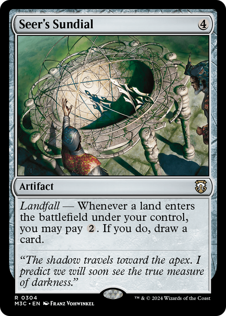 Seer's Sundial (Ripple Foil) [Modern Horizons 3 Commander] | Card Merchant Takapuna