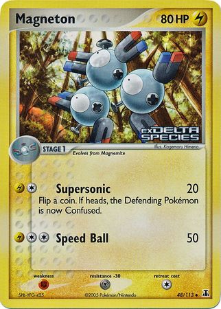 Magneton (48/113) (Stamped) [EX: Delta Species] | Card Merchant Takapuna