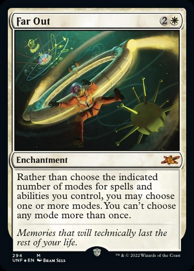 Far Out (Galaxy Foil) [Unfinity] | Card Merchant Takapuna