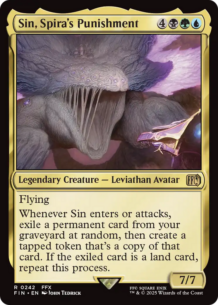Sin, Spira's Punishment [FINAL FANTASY] | Card Merchant Takapuna
