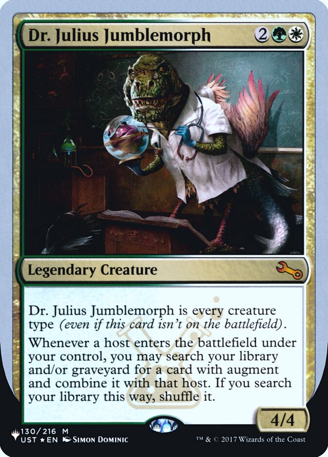 Dr. Julius Jumblemorph (Unfinity Foil Edition) [The List] | Card Merchant Takapuna