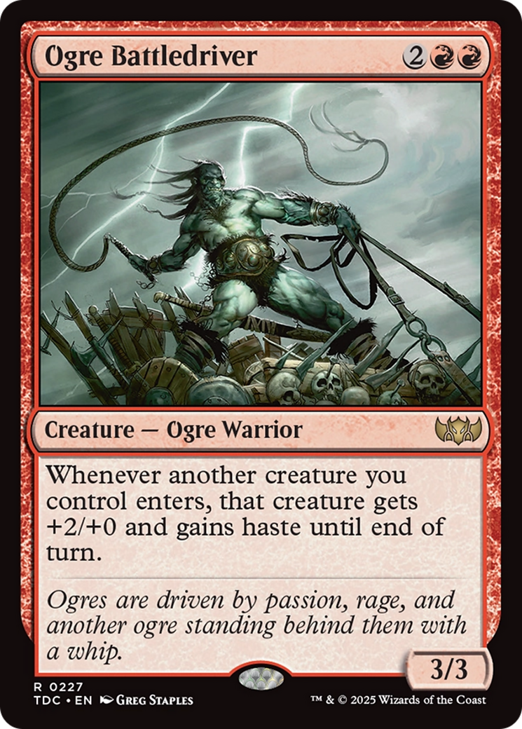 Ogre Battledriver [Tarkir: Dragonstorm Commander] | Card Merchant Takapuna
