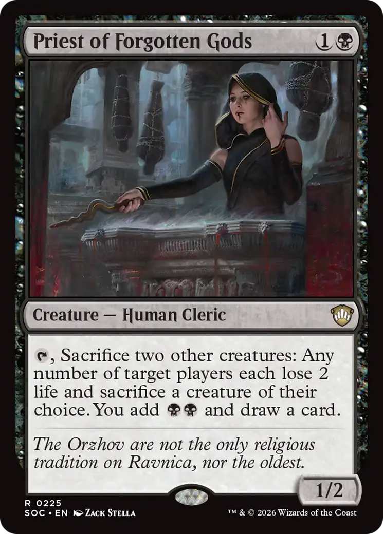 Priest of Forgotten Gods [Secrets of Strixhaven Commander] | Card Merchant Takapuna