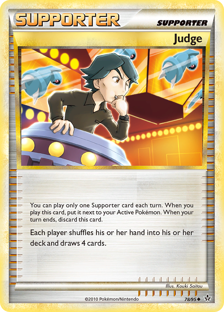 Judge (78/95) [HeartGold & SoulSilver: Unleashed] | Card Merchant Takapuna