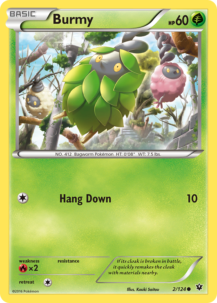 Burmy (2/124) [XY: Fates Collide] | Card Merchant Takapuna