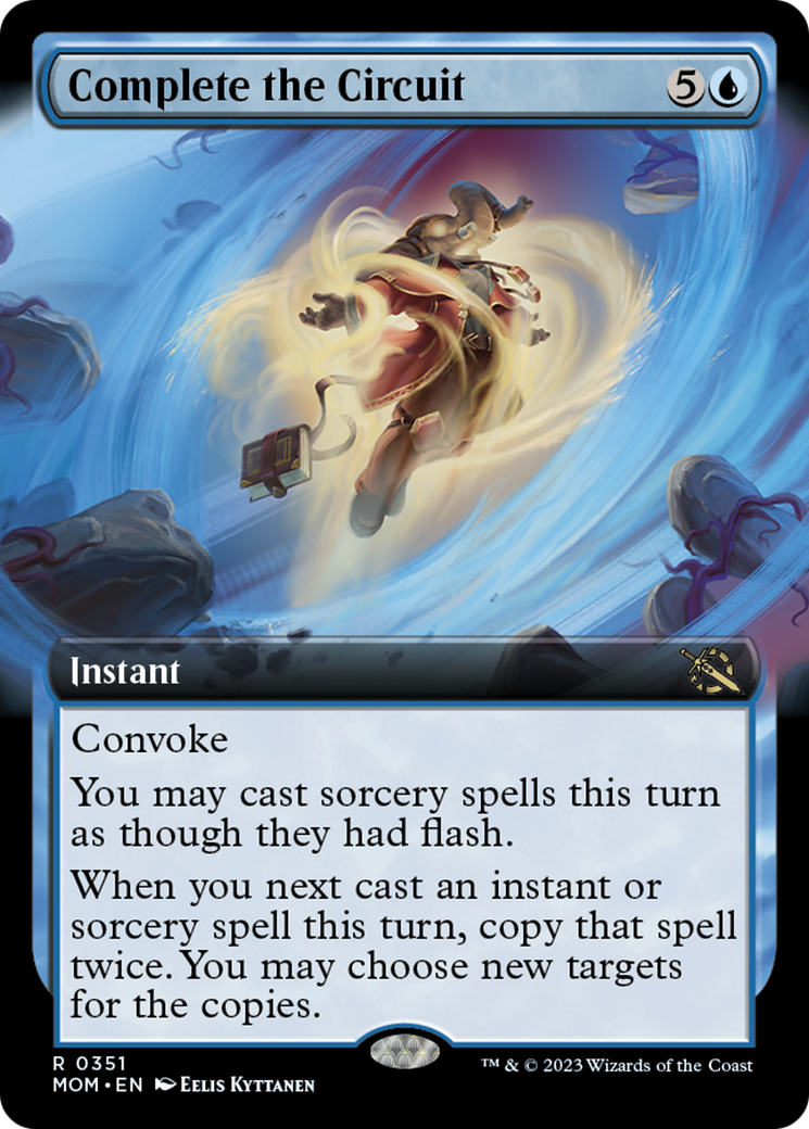 Complete the Circuit (Extended Art) [March of the Machine] | Card Merchant Takapuna