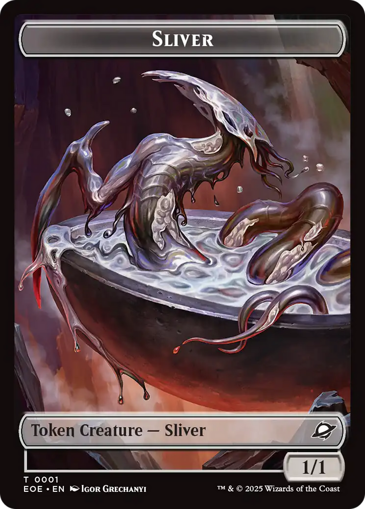 Robot // Sliver Double-Sided Token [Edge of Eternities Tokens] | Card Merchant Takapuna