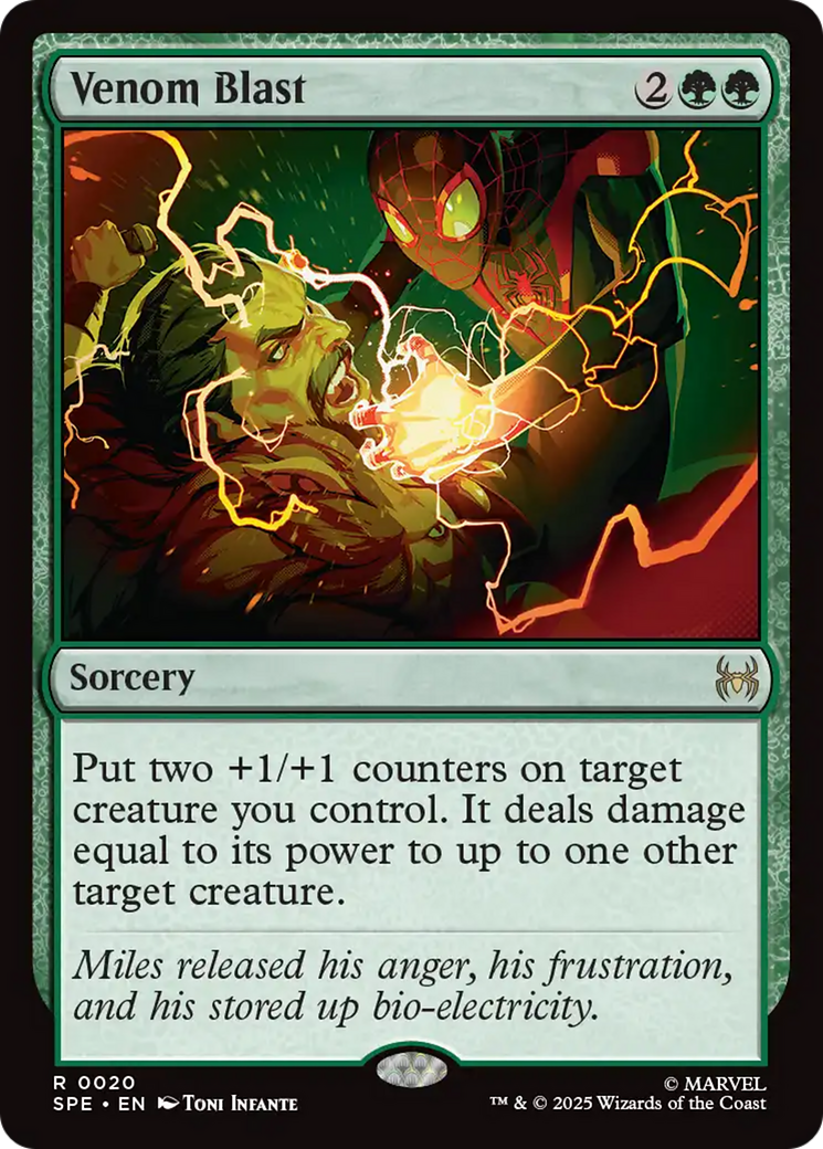 Venom Blast [Marvel's Spider-Man: Eternal-Legal] | Card Merchant Takapuna