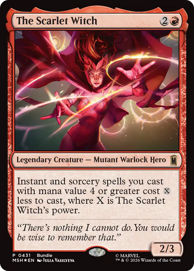 The Scarlet Witch (Bundle) [Marvel Super Heroes Promos] | Card Merchant Takapuna