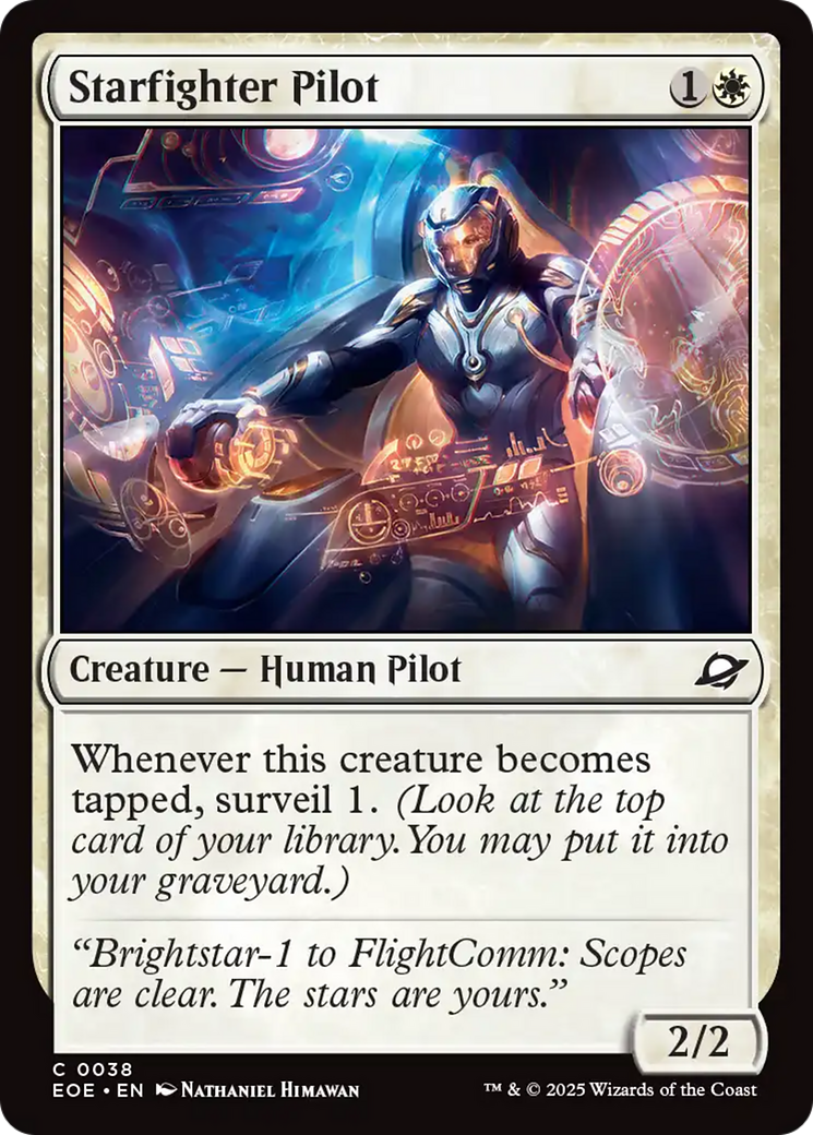 Starfighter Pilot [Edge of Eternities] | Card Merchant Takapuna