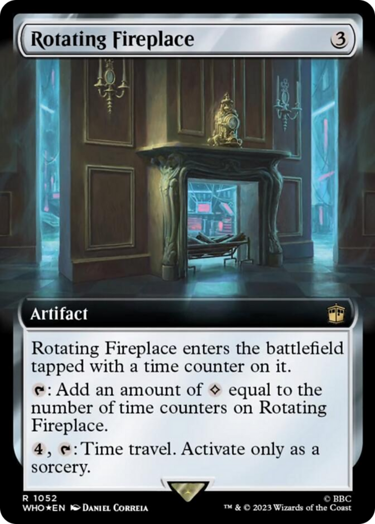 Rotating Fireplace (Extended Art) (Surge Foil) [Doctor Who] | Card Merchant Takapuna