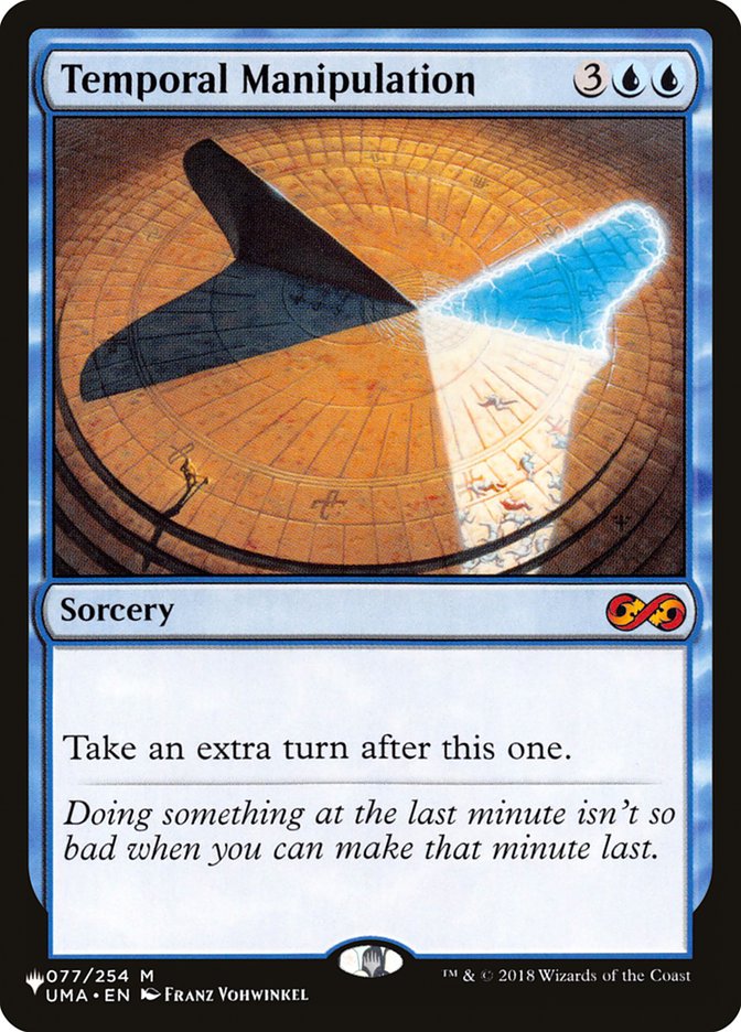 Temporal Manipulation [The List] | Card Merchant Takapuna