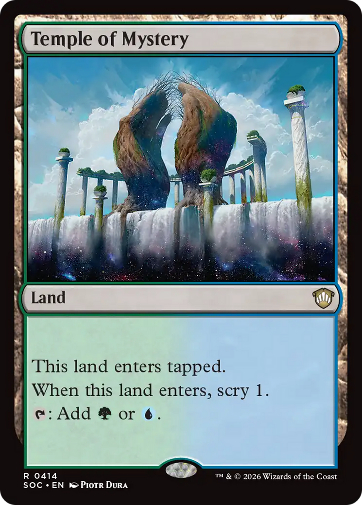 Temple of Mystery [Secrets of Strixhaven Commander] | Card Merchant Takapuna