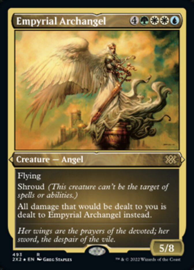Empyrial Archangel (Foil Etched) [Double Masters 2022] | Card Merchant Takapuna