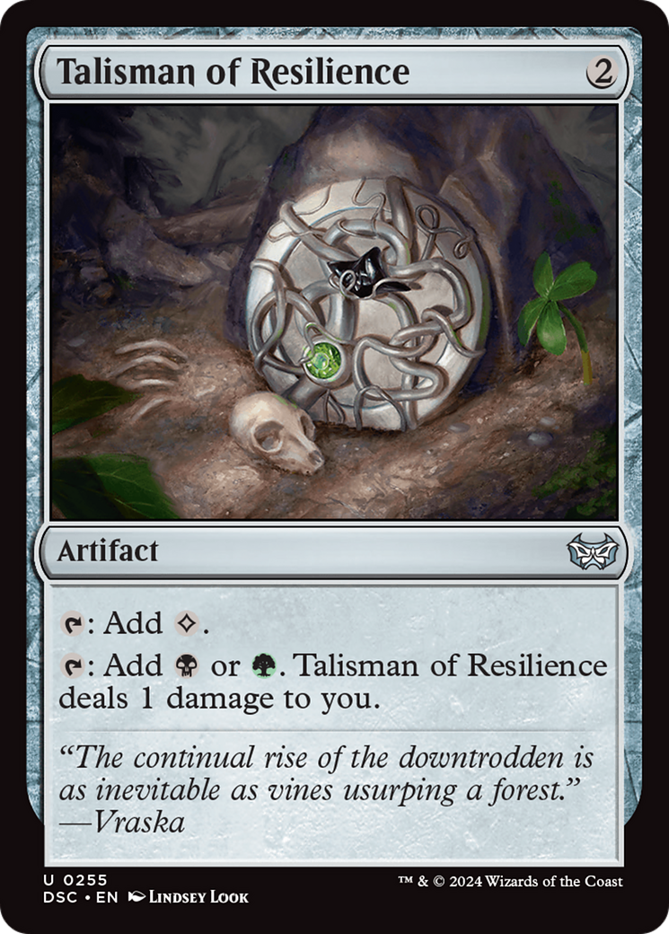 Talisman of Resilience [Duskmourn: House of Horror Commander] | Card Merchant Takapuna