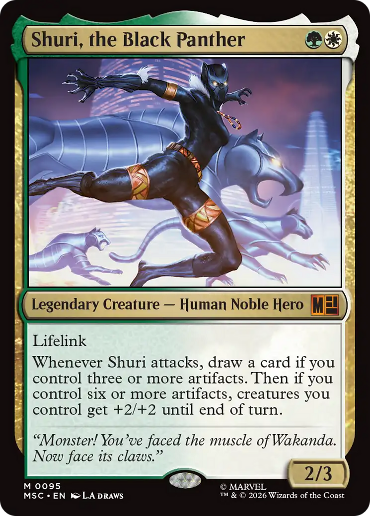 Shuri, the Black Panther [Marvel Super Heroes Commander] | Card Merchant Takapuna