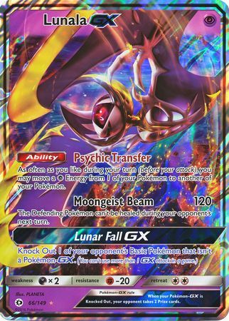 Lunala GX (66/149) (Jumbo Card) [Sun & Moon: Base Set] | Card Merchant Takapuna